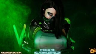 Valorant.Viper трахнула своего товарища по команде. Пеггинг, женское доминирование - MollyRedWolf порно